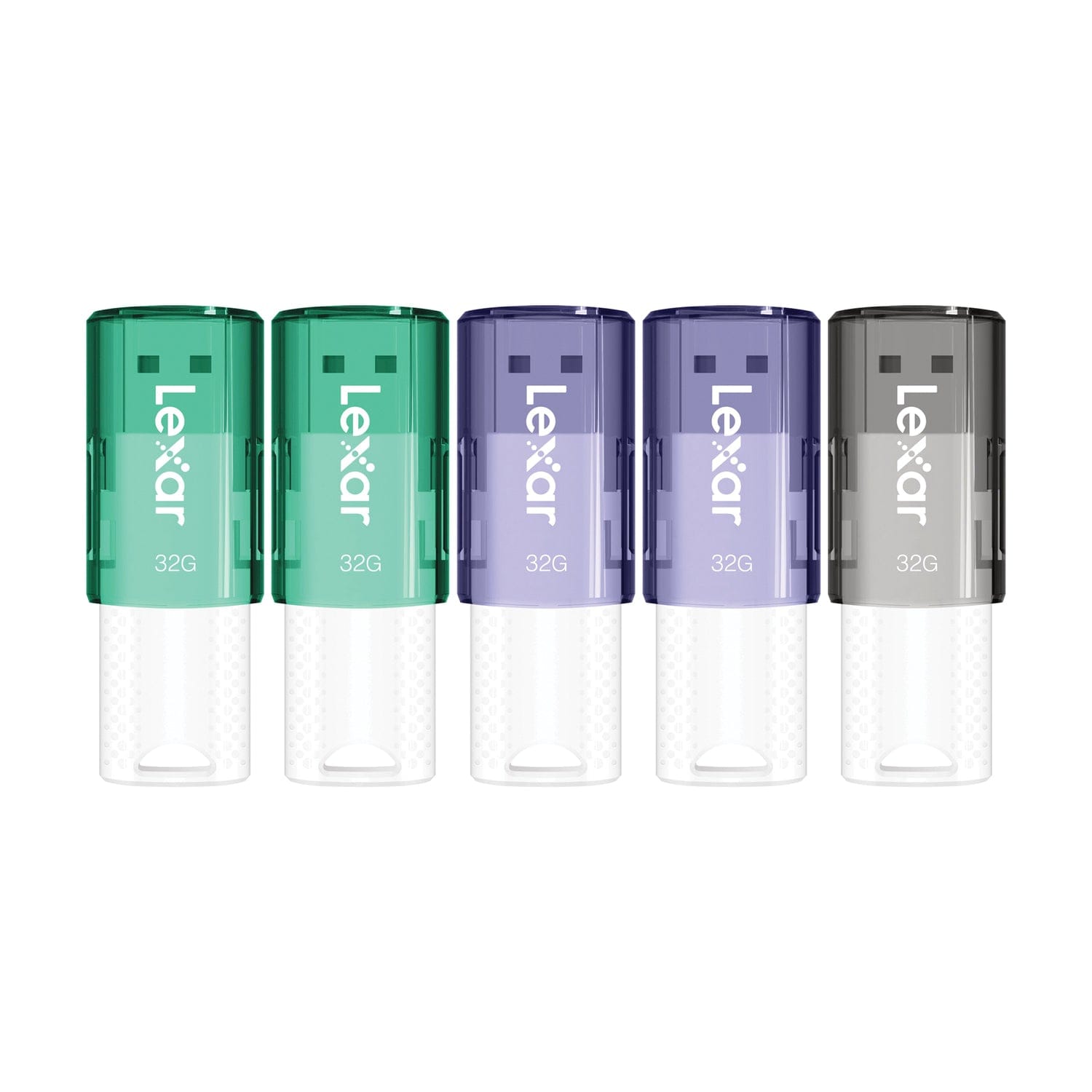 Lexar JumpDrive S60 32-GB USB 2.0 Flash Drives, 5 Pack