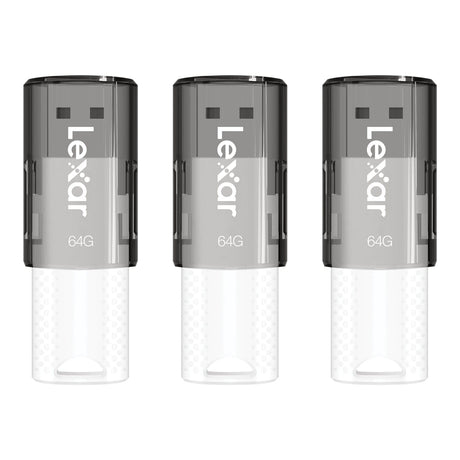 Lexar JumpDrive S60 64-GB USB 2.0 Flash Drive, 3 Count