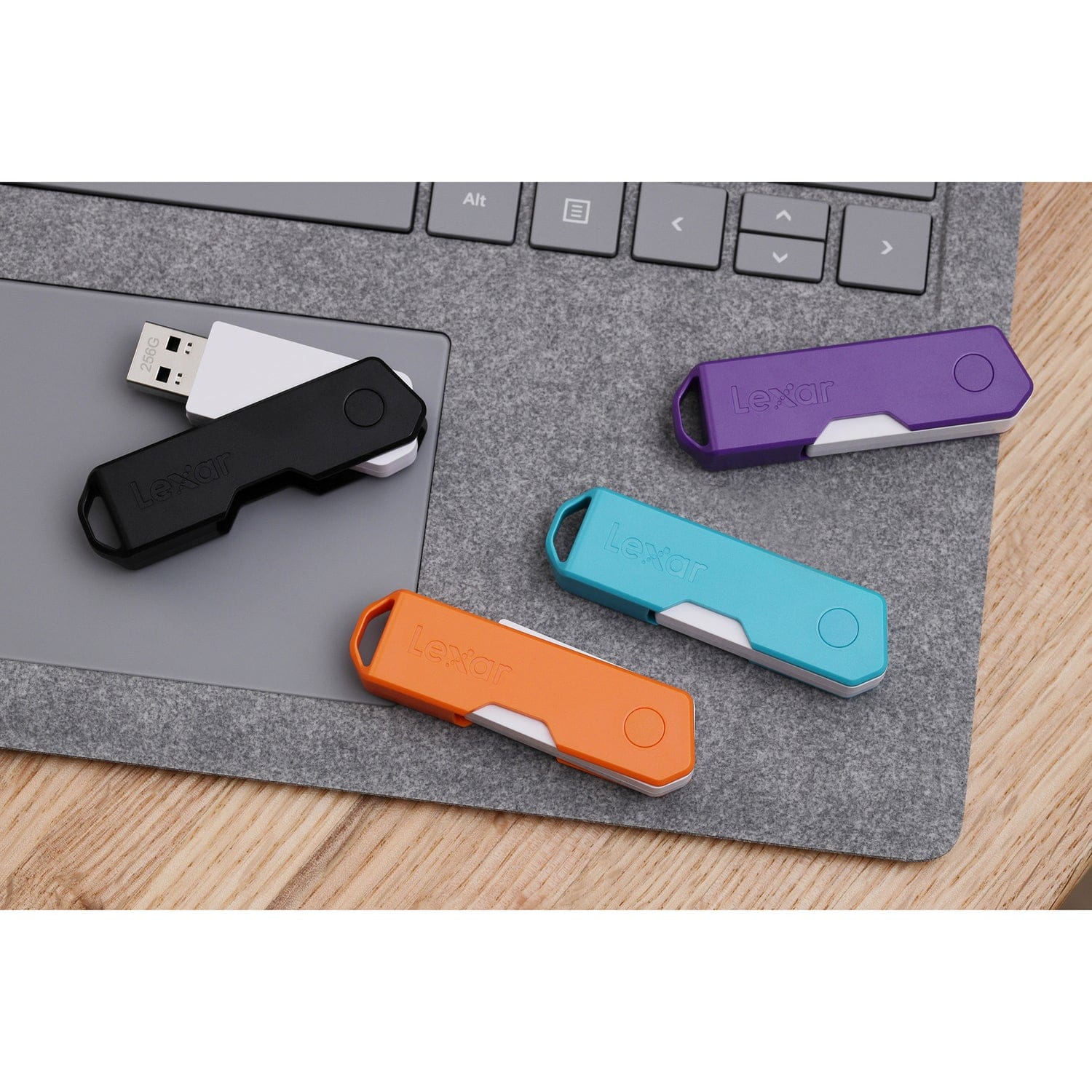 Lexar JumpDrive TwistTurn2 USB 2.0 Flash Drive, 32 GB