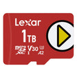 Lexar PLAY microSDXC UHS-I Class 10, U3, V30, and A2 Card, 1 TB