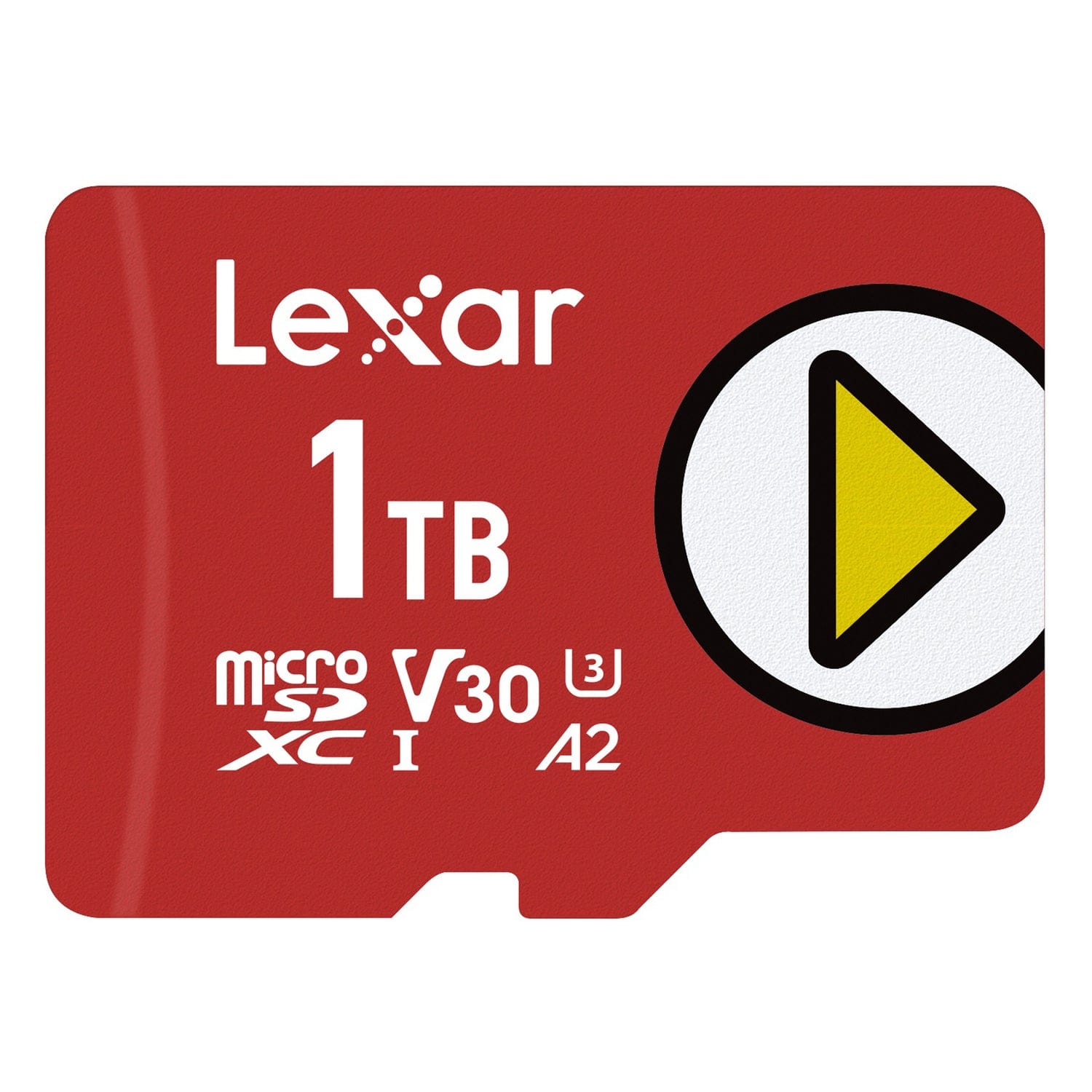 Lexar PLAY microSDXC UHS-I Class 10, U3, V30, and A2 Card, 1 TB