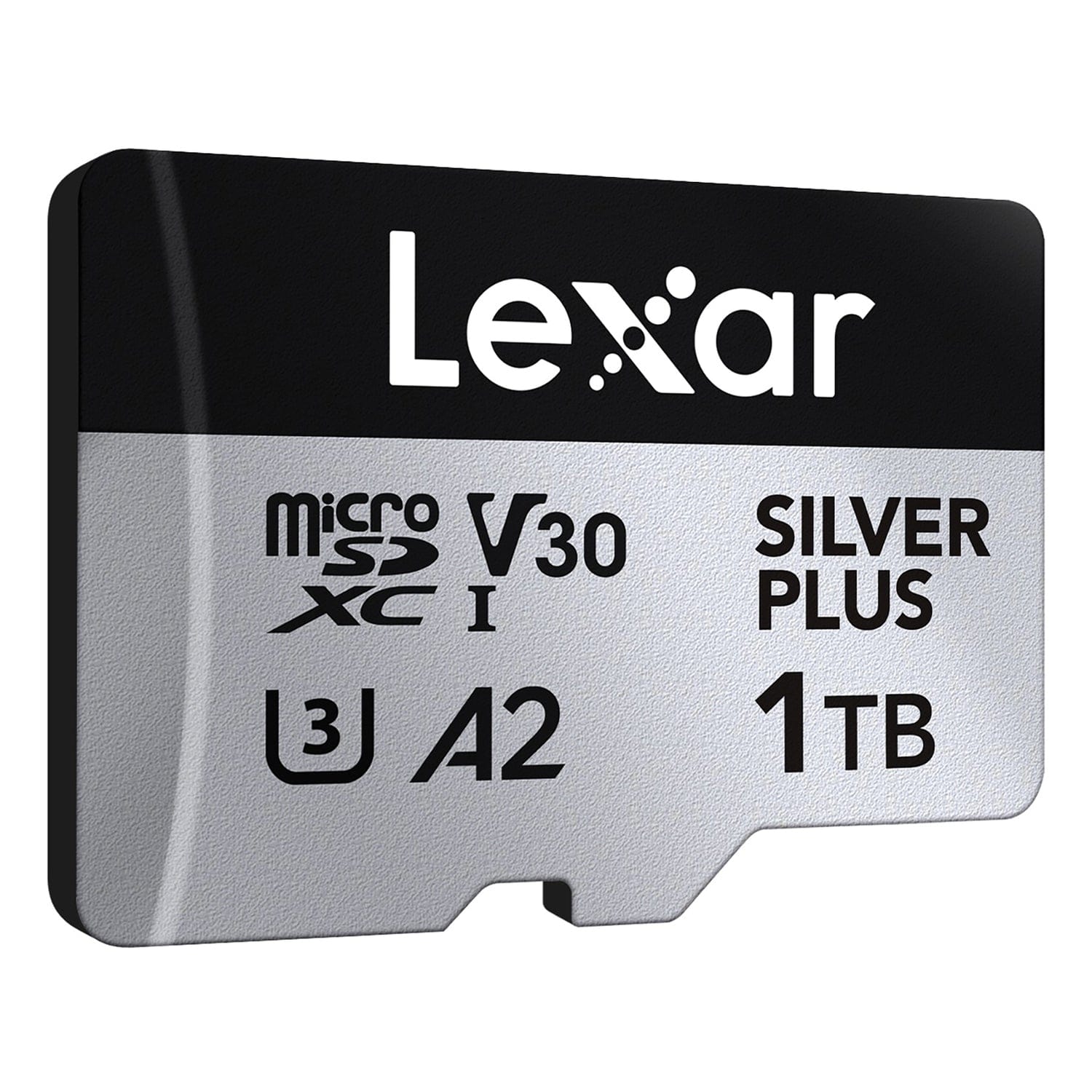 Lexar Professional SILVER PLUS Series microSDXC UHS-I Card with SD Adapter, 1 TB