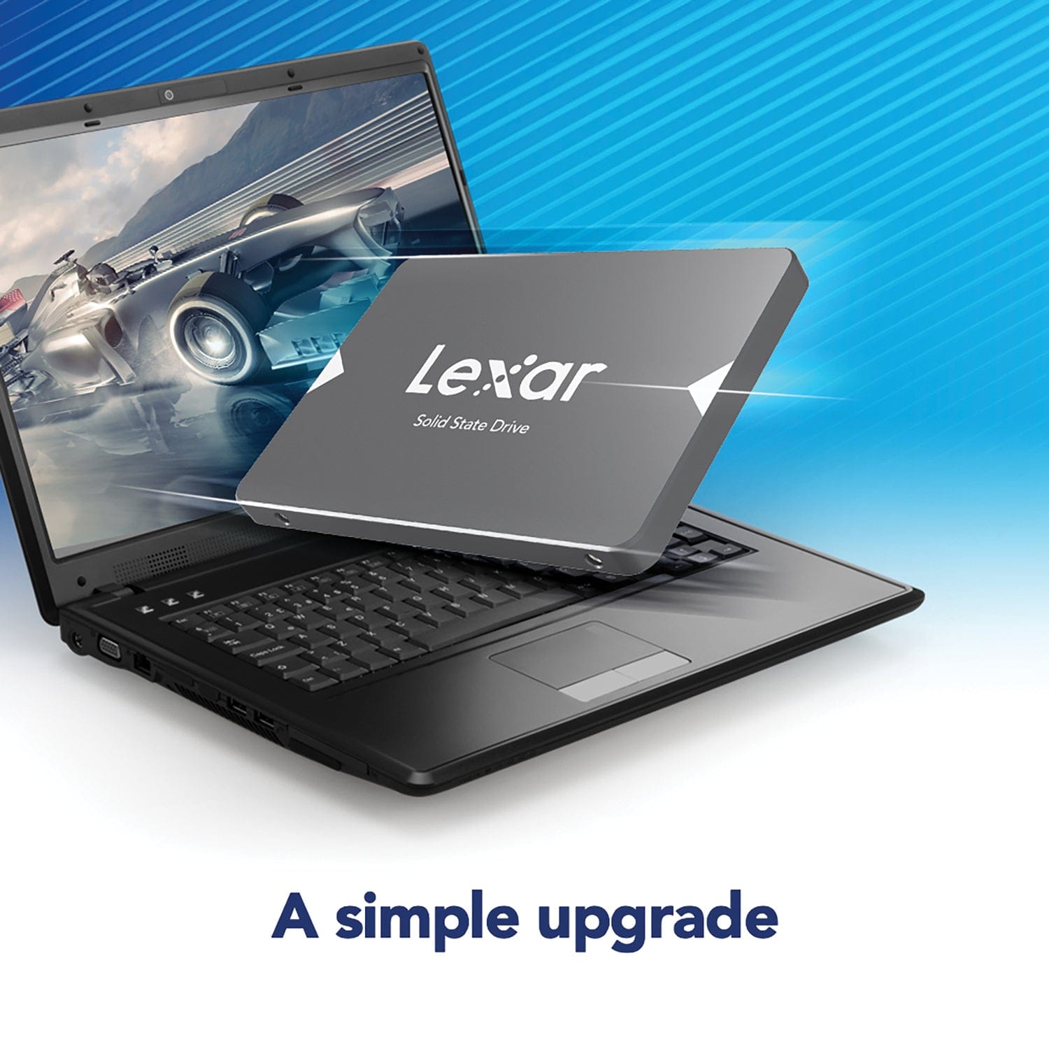 Lexar NS100 2.5-In. SATA III, 6 GB/s Solid-State Drive, 128 GB