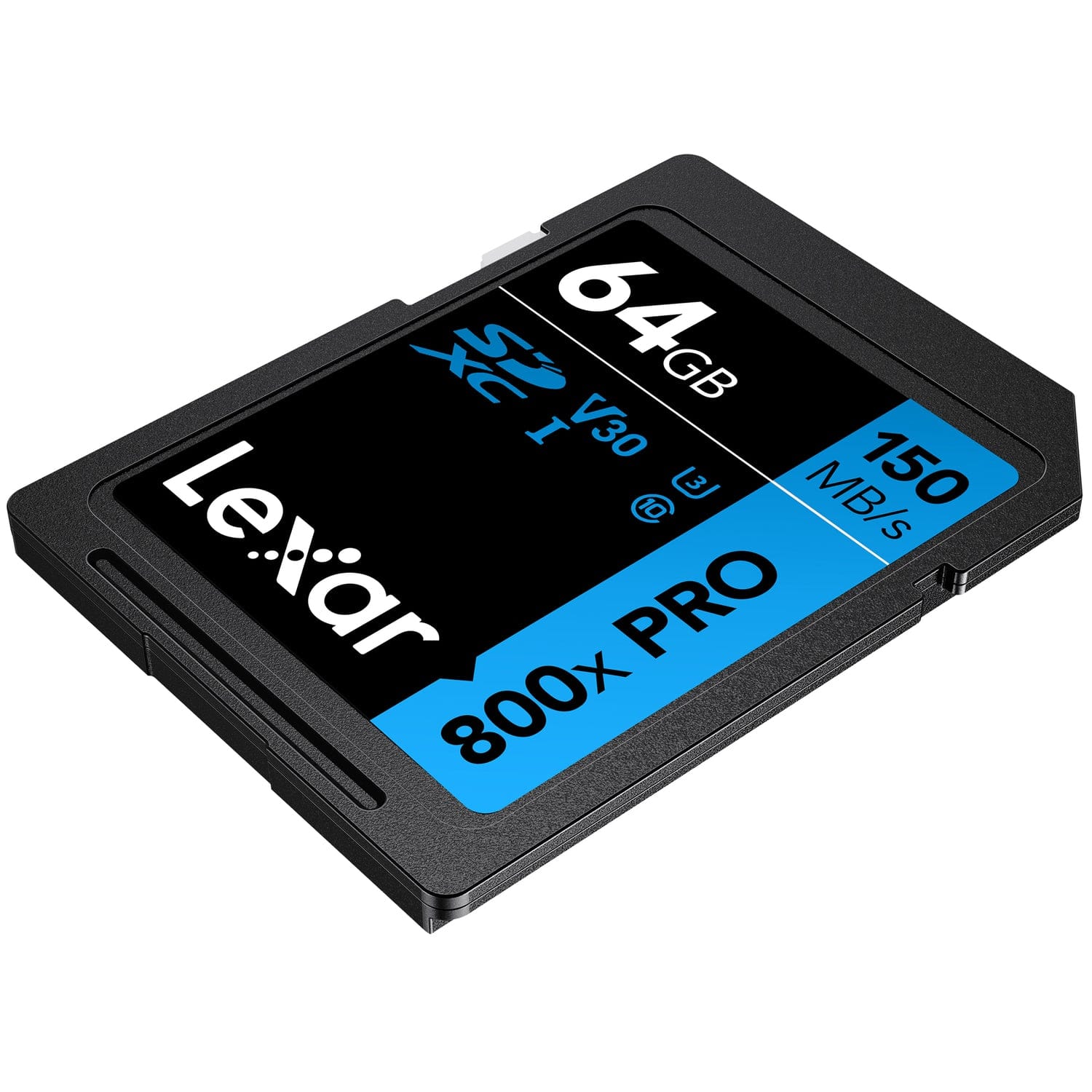 Lexar High-Performance 800x PRO SDHC/SDXC UHS-I Card BLUE Series, 2 Count, 64 GB