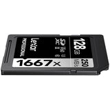 Lexar Professional SILVER Series 1667x SDXC UHS-II Card, 128 GB