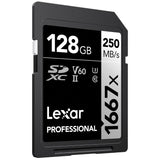 Lexar Professional SILVER Series 1667x SDXC UHS-II Card, 128 GB
