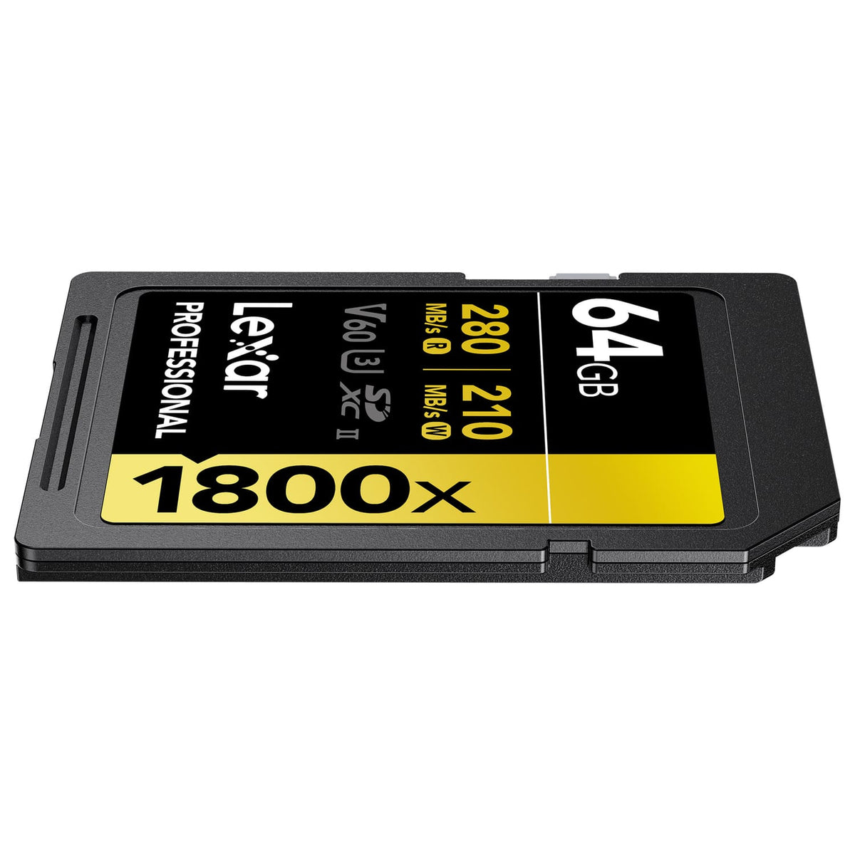 Lexar Professional GOLD Series 1800x SDXC UHS-II Memory Card, 64 GB