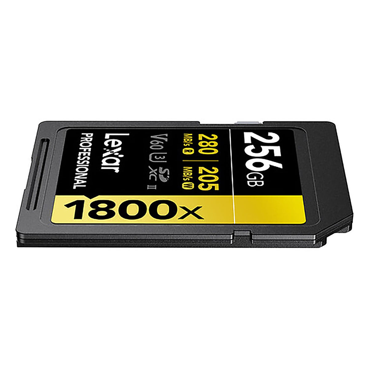 Lexar Professional GOLD Series 1800x SDXC UHS-II Memory Card, 256 GB
