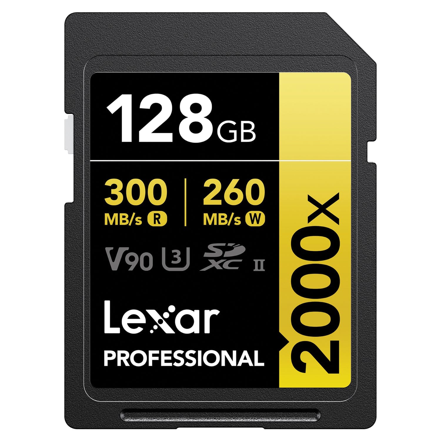 Lexar Professional 2000x SDHC/SDXC UHS-II Card, 128 GB