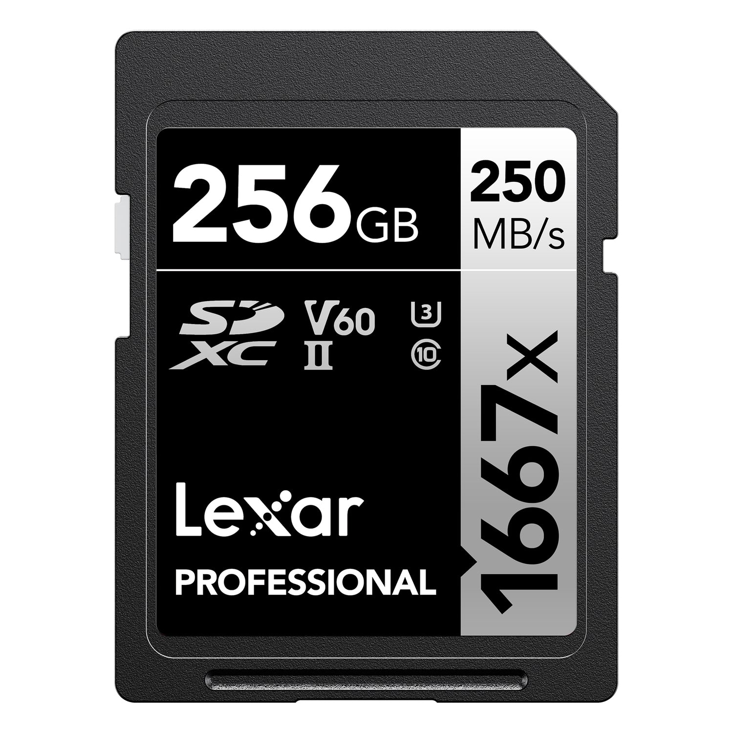 Lexar Professional SILVER Series 1667x SDXC UHS-II Card, 256 GB