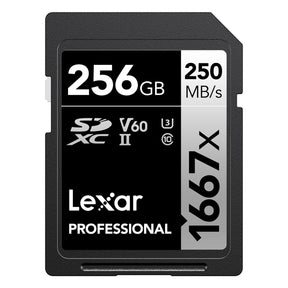 Lexar Professional SILVER Series 1667x SDXC UHS-II Card, 256 GB
