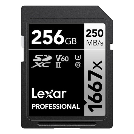 Lexar Professional SILVER Series 1667x SDXC UHS-II Card, 256 GB