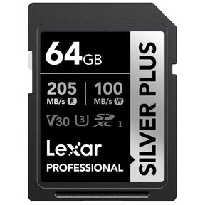 Lexar Professional SILVER PLUS SDXC UHS-I Card, 64 GB
