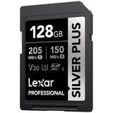 Lexar Professional SILVER PLUS SDXC UHS-I Card, 128 GB