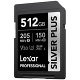 Lexar Professional SILVER PLUS SDXC UHS-I Card, 512 GB