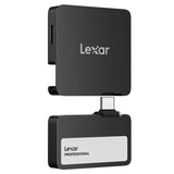Lexar Professional Go Portable USB 3.2 SSD with Hub, 1 TB