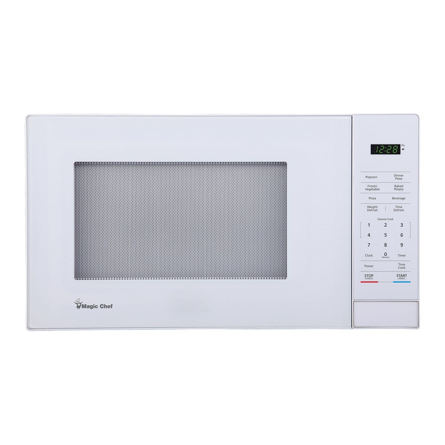 Magic Chef 1.1-Cu. Ft. 1000-Watt Digital Touch Countertop Microwave, White