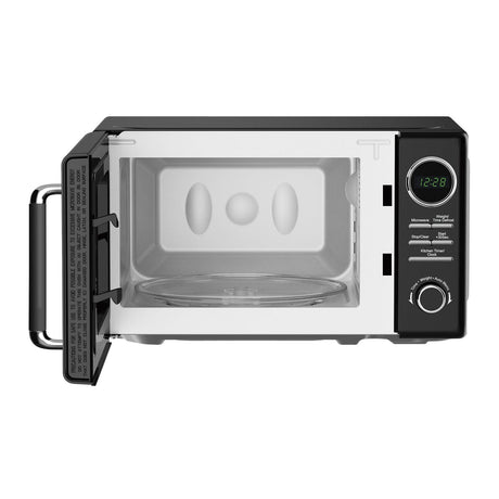 Magic Chef 0.7-Cu. Ft. 700-Watt Retro Countertop Microwave, Black