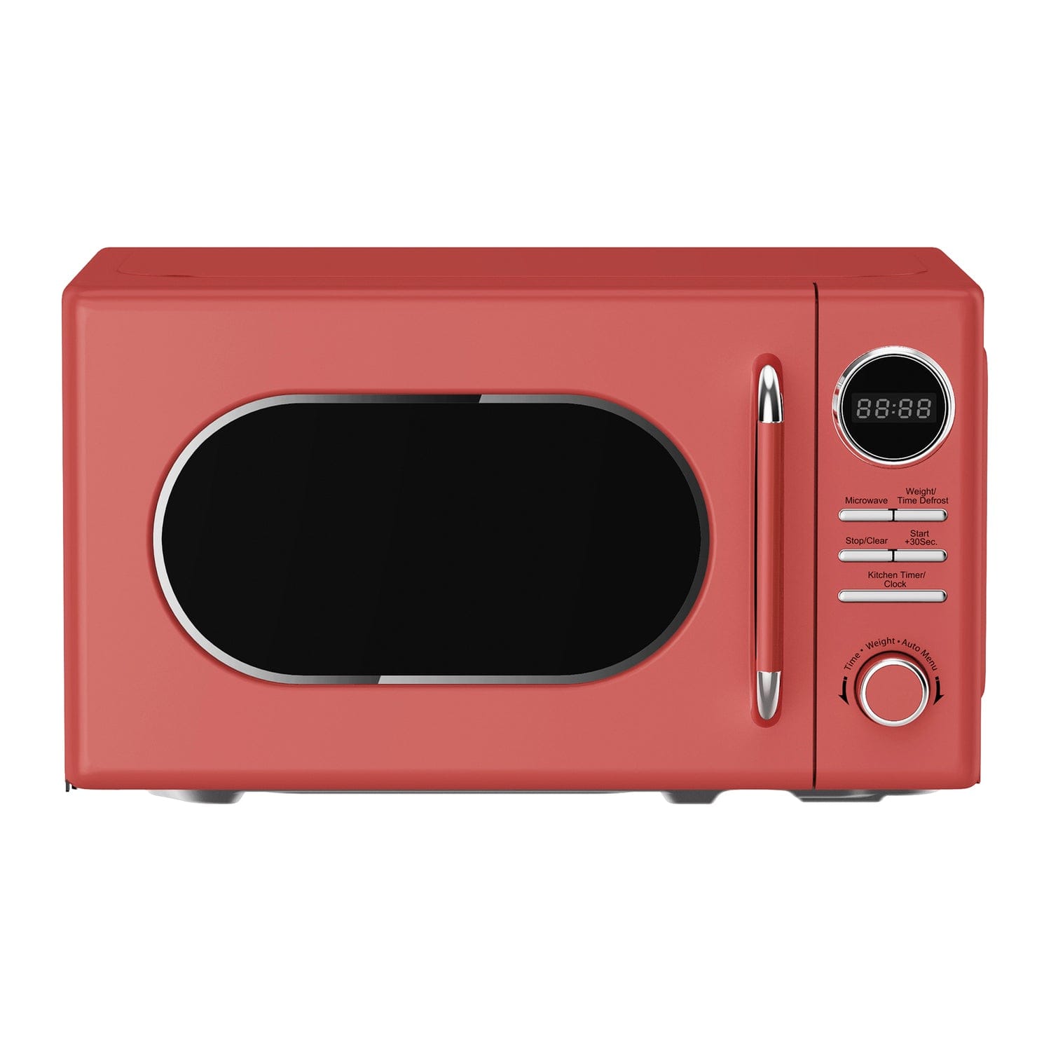 Magic Chef 0.7-Cu. Ft. 700-Watt Retro Countertop Microwave, Red