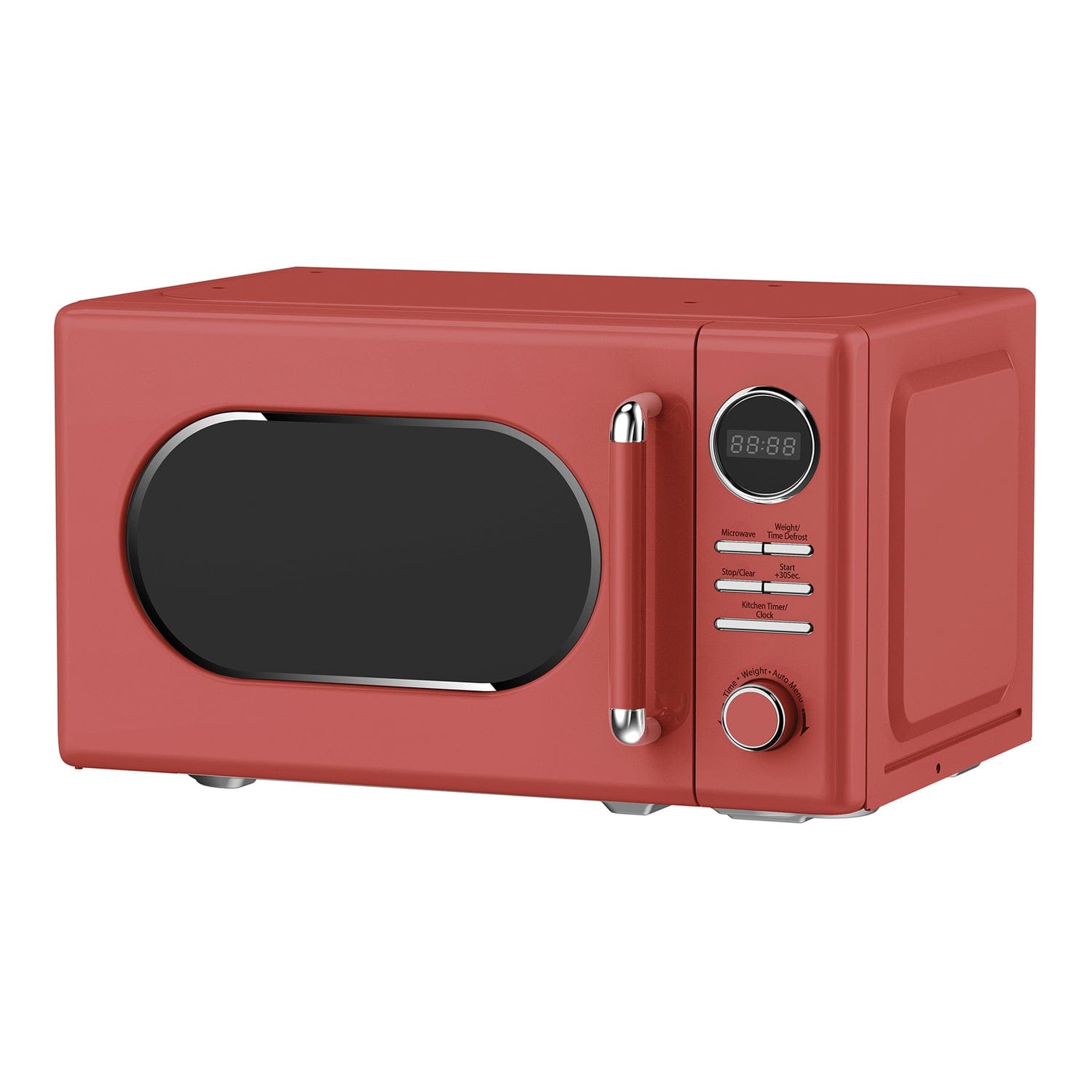 Magic Chef 0.7-Cu. Ft. 700-Watt Retro Countertop Microwave, Red