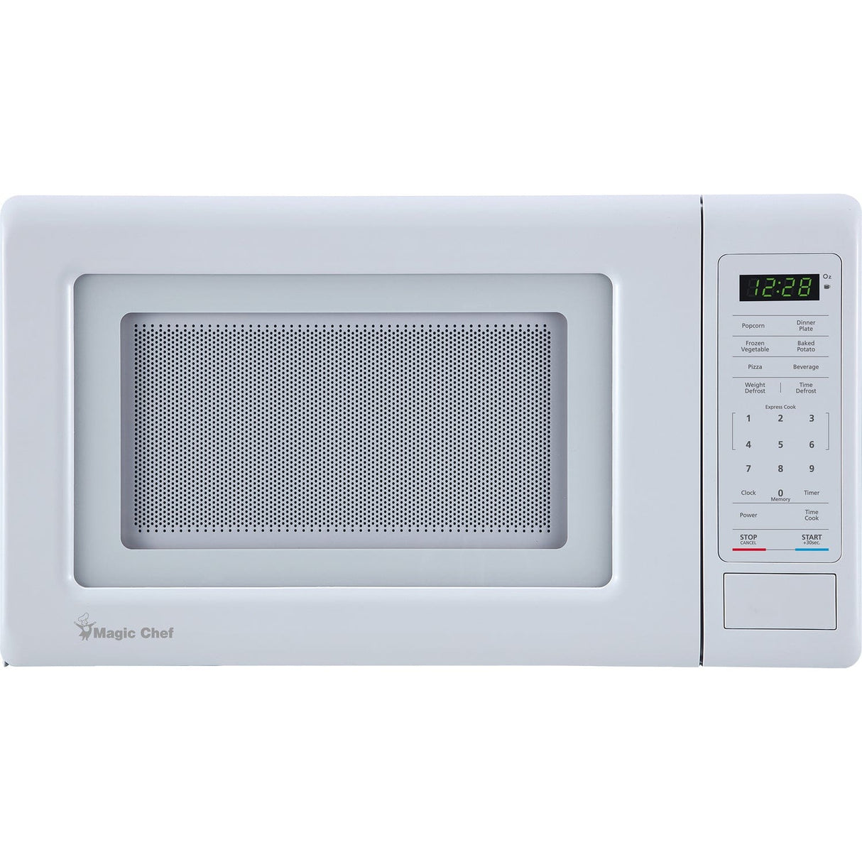 Magic Chef 0.7-Cu. Ft. 700-Watt Countertop Digital Touch Microwave, White