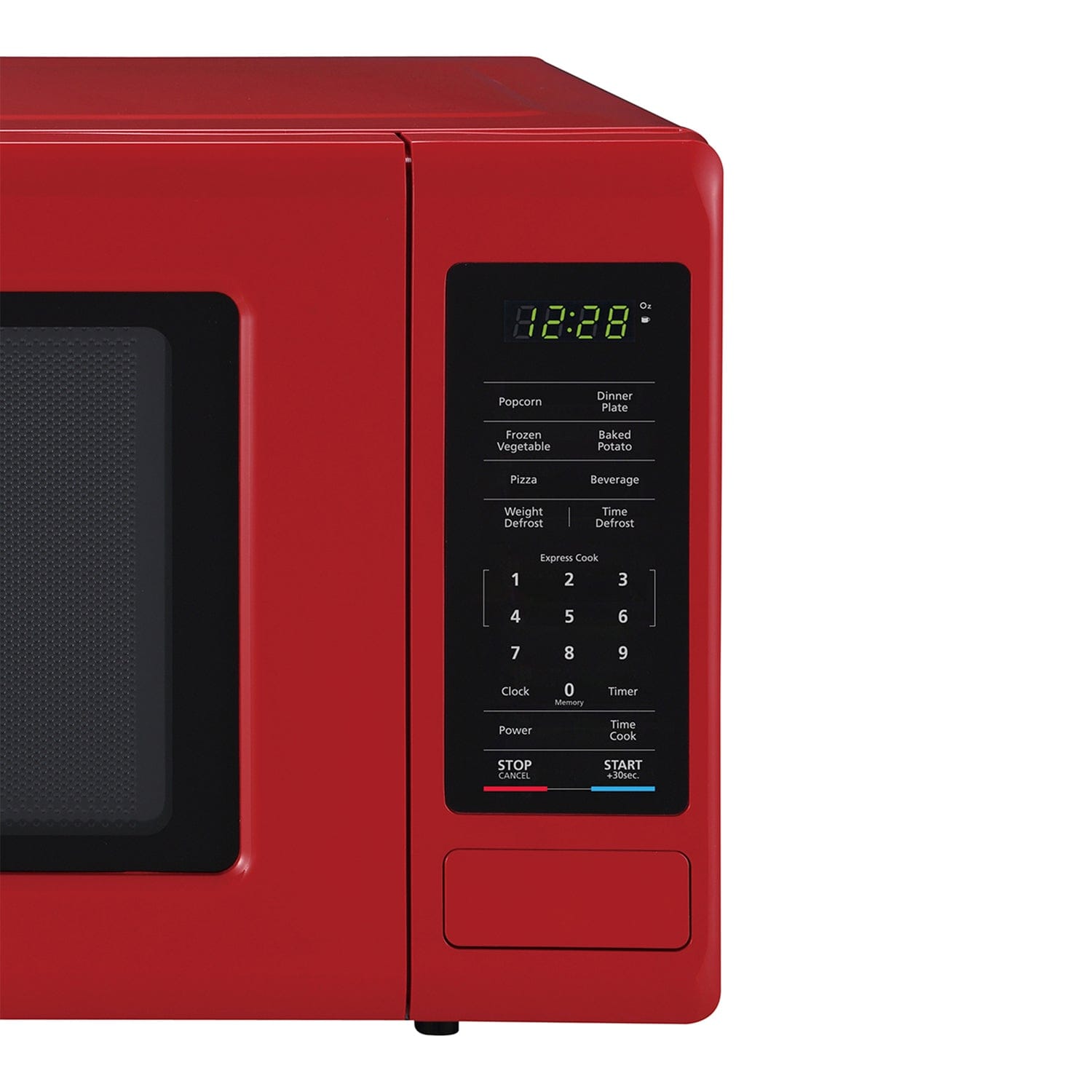 Magic Chef 0.9-Cu. Ft. 900-Watt Countertop Digital Touch Microwave, Red