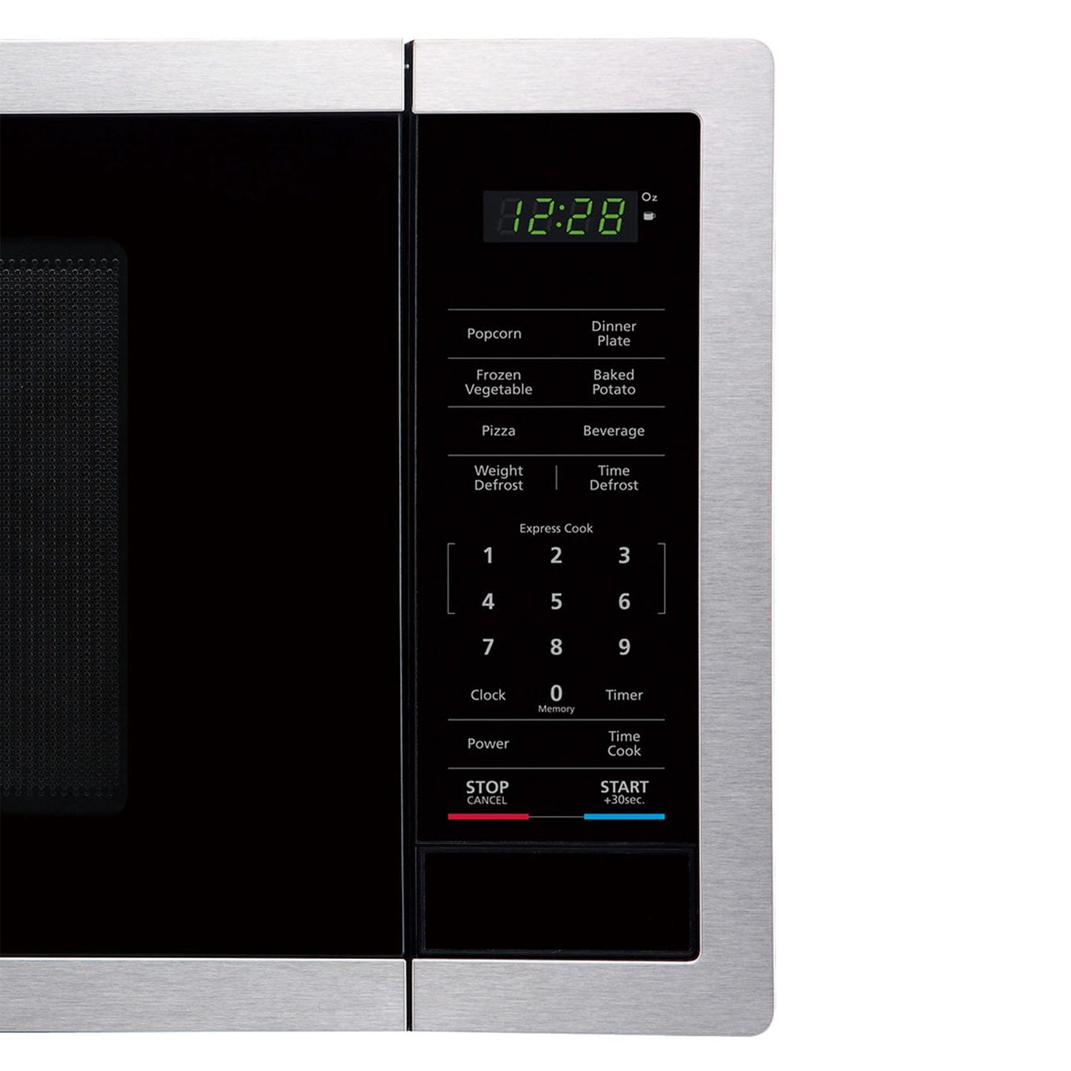 Magic Chef 0.9-Cu. Ft. 900-Watt Countertop Digital Touch Microwave, Silver