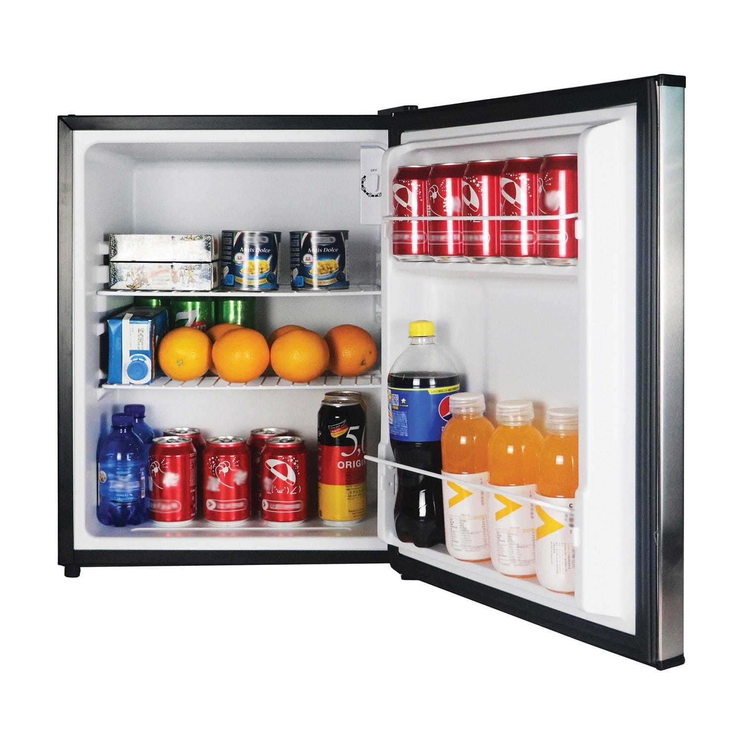 Magic Chef 2.4 Cubic-Ft Stainless Steel Refrigerator