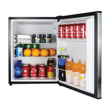 Magic Chef 2.4 Cubic-Ft Stainless Steel Refrigerator