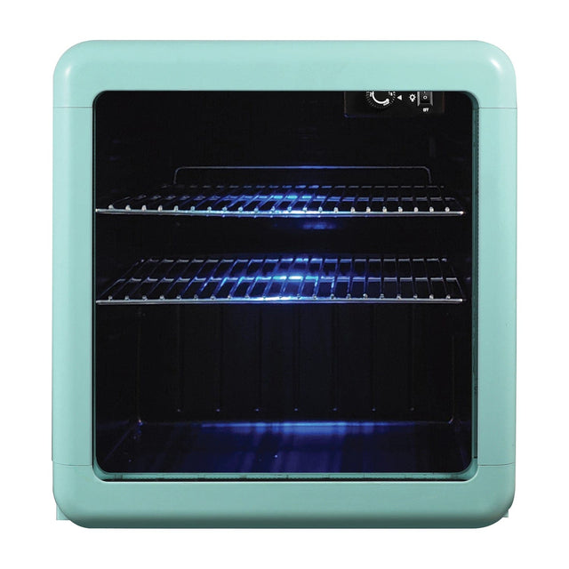 Magic Chef 1.7-Cu. Ft. Retro Beverage Cooler, Green