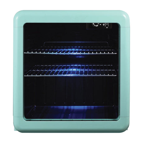 Magic Chef 1.7-Cu. Ft. Retro Beverage Cooler, Green