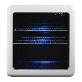 Magic Chef 1.7-Cu. Ft. Retro Beverage Cooler, White