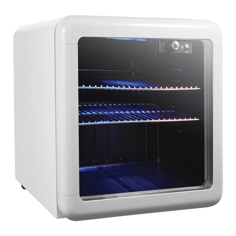 Magic Chef 1.7-Cu. Ft. Retro Beverage Cooler, White