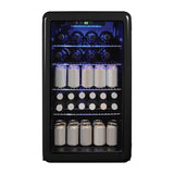 Magic Chef 3.4-Cu. Ft. Retro Beverage Cooler, Black