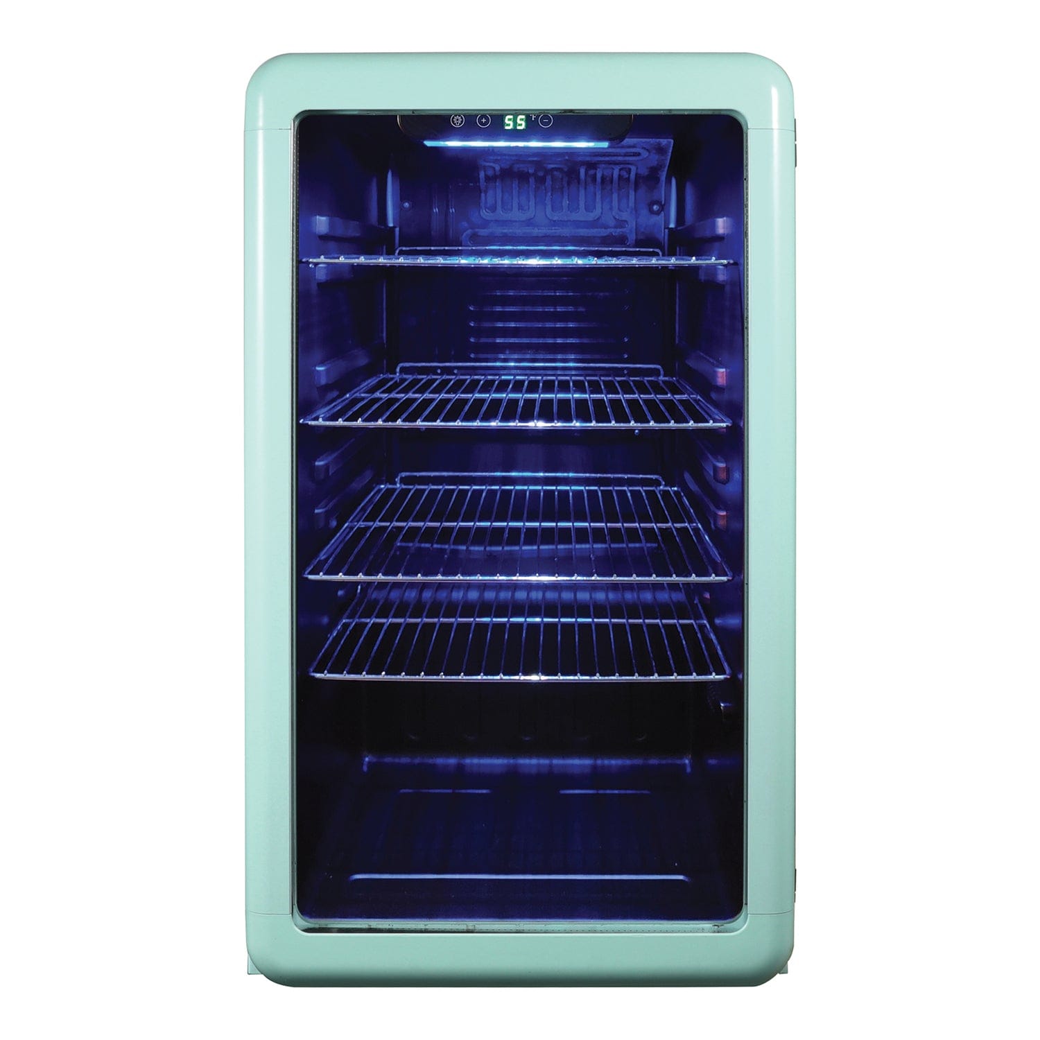 Magic Chef 3.4-Cu. Ft. Retro Beverage Cooler, Green