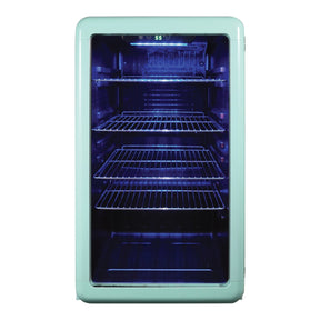 Magic Chef 3.4-Cu. Ft. Retro Beverage Cooler, Green