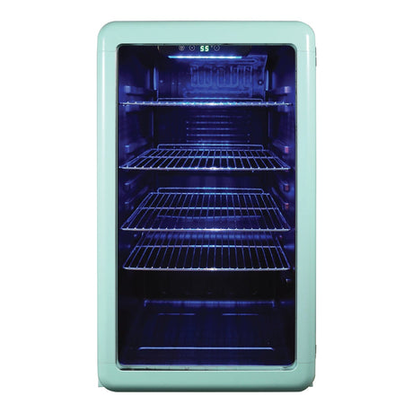 Magic Chef 3.4-Cu. Ft. Retro Beverage Cooler, Green