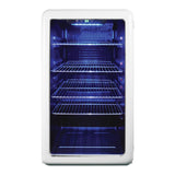 Magic Chef 3.4-Cu. Ft. Retro Beverage Cooler, White