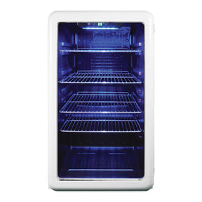 Magic Chef 3.4-Cu. Ft. Retro Beverage Cooler, White