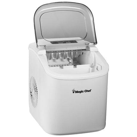 Magic Chef Portable Countertop Ice Maker, 27 Lbs. per Day, White