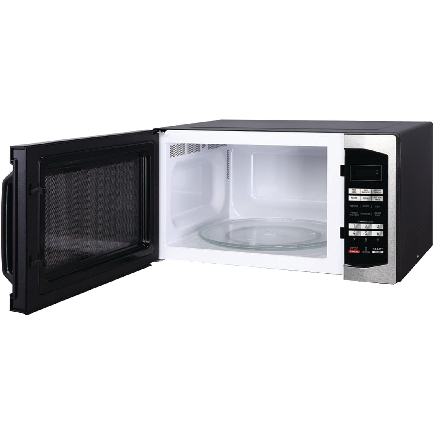 Magic Chef 1.6 Cubic-ft Countertop Microwave, Stainless Steel
