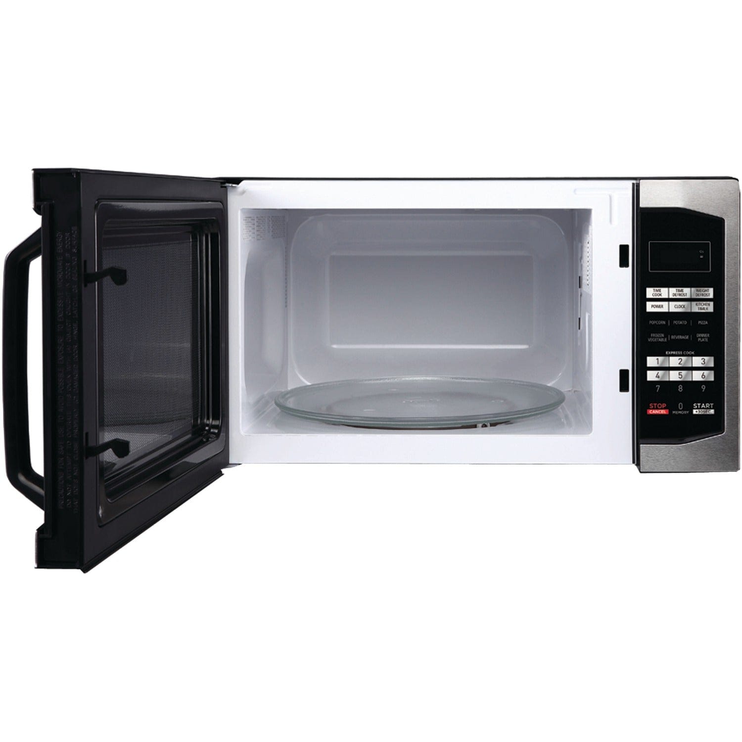 Magic Chef 1.6 Cubic-ft Countertop Microwave, Stainless Steel