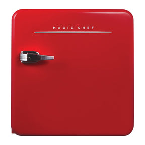 Magic Chef 1.6-Cu. Ft. ENERGY-STAR Certified Retro Mini Fridge with Manual Defrost, Red