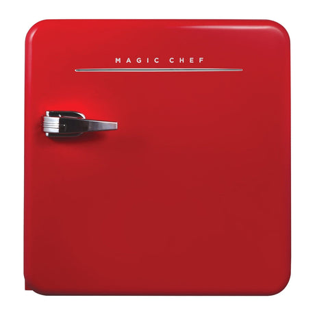 Magic Chef 1.6-Cu. Ft. ENERGY-STAR Certified Retro Mini Fridge with Manual Defrost, Red