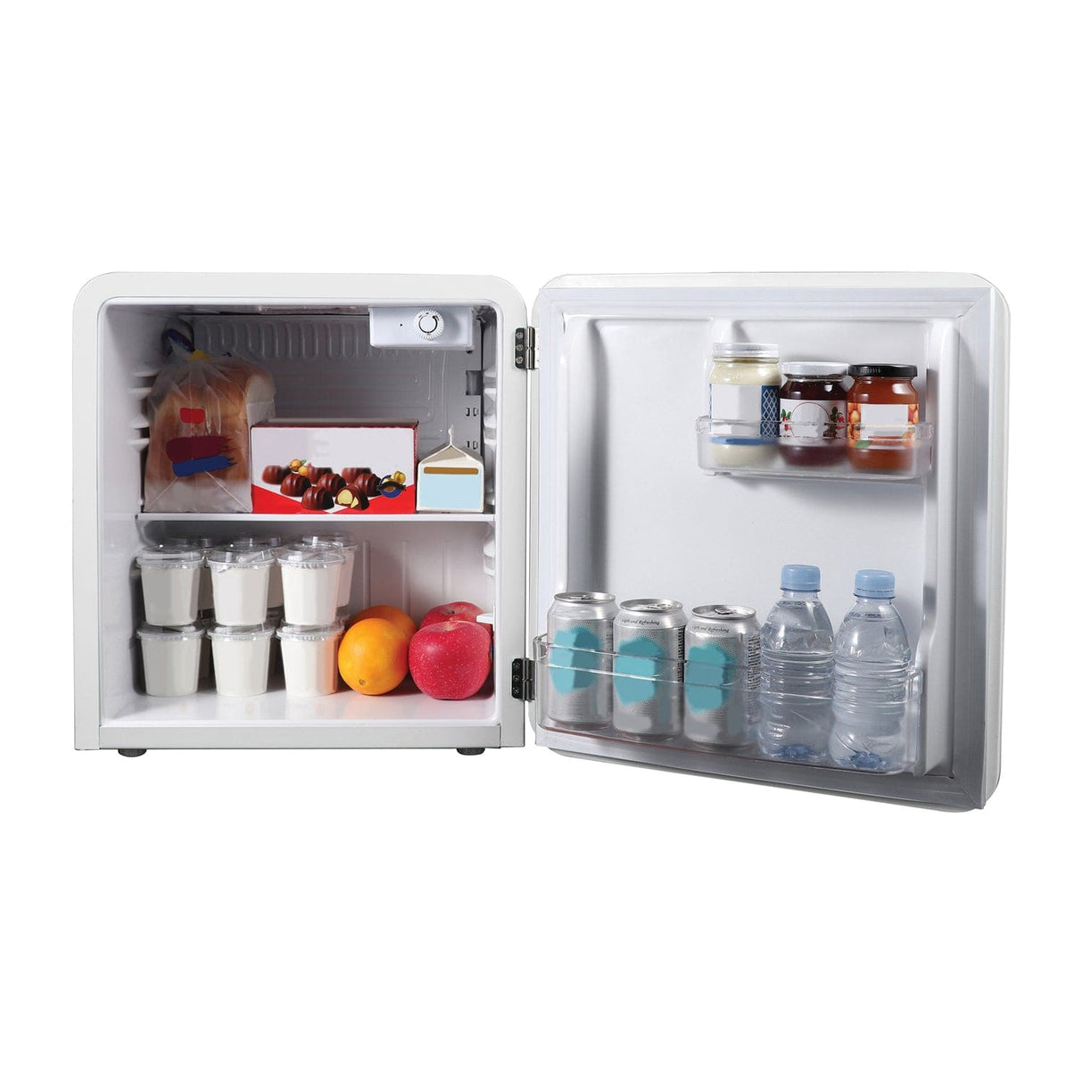 Magic Chef 1.6-Cu. Ft. ENERGY-STAR Certified Retro Mini Fridge with Manual Defrost, White