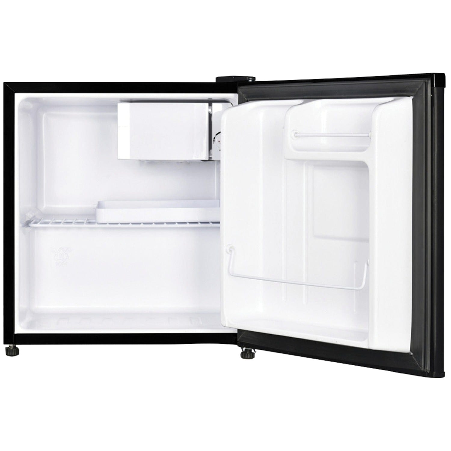 Magic Chef 1.7 Cubic-ft Manual Defrost Refrigerator, Black
