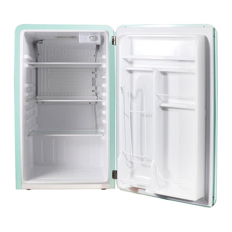 Magic Chef 3.2-Cu. Ft. ENERGY-STAR Certified Retro Mini Fridge with Manual Defrost, Green