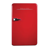 Magic Chef 3.2-Cu. Ft. ENERGY-STAR Certified Retro Mini Fridge with Manual Defrost, Red