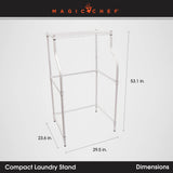 Magic Chef Compact Laundry Dryer Stand, Black
