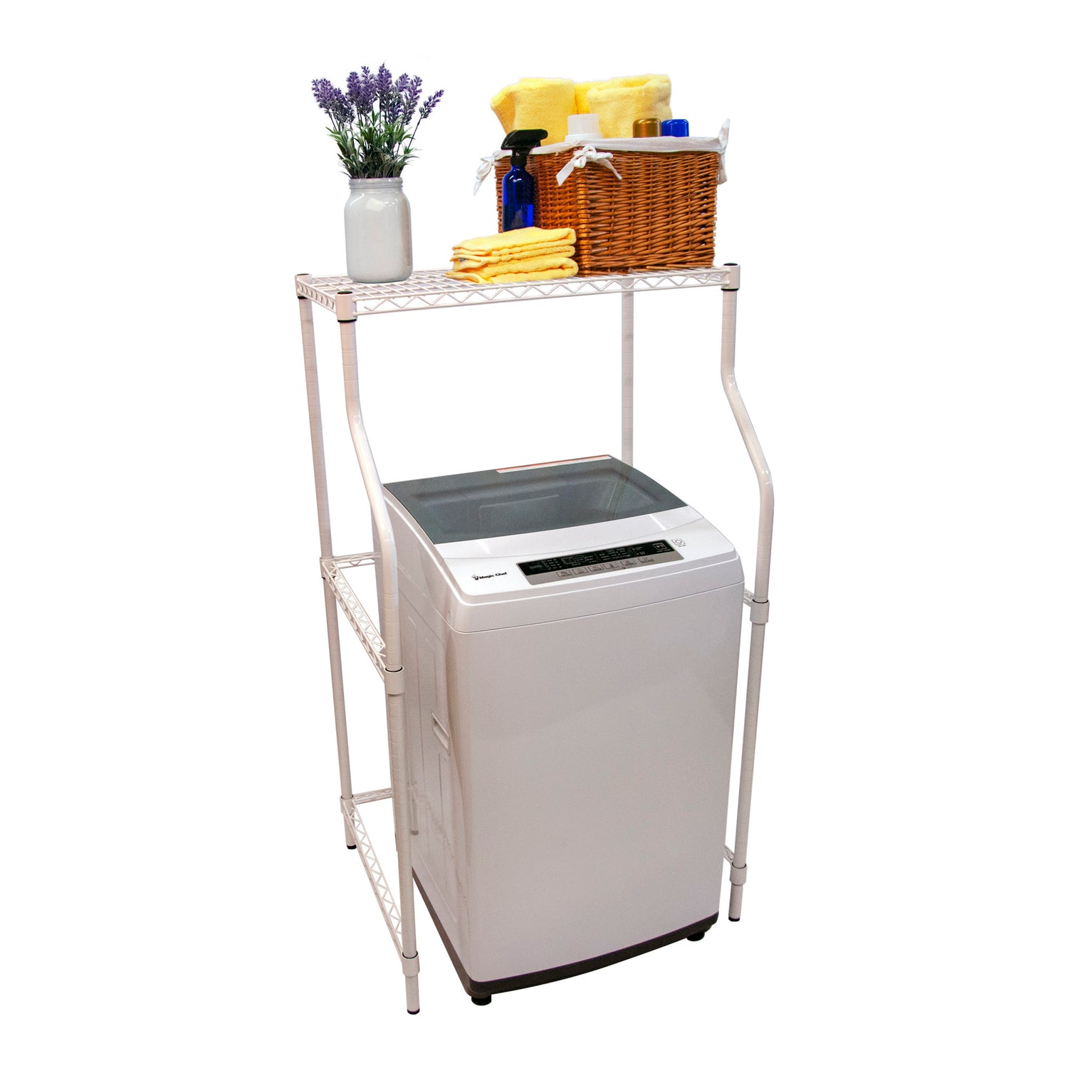 Magic Chef Compact Laundry Dryer Stand, Chrome